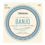 D'Addario EJ60 5-String Banjo Strings, Nickel, Light, 9-20