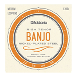 D'Addario EJ63i Irish Tenor Banjo Strings, Nickel, 9-30