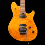 EVH Wolfgang WG Standard QM, Baked Maple Fingerboard, Transparent Amber