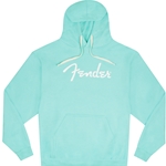 Fender Spaghetti Logo Hoodie, Daphne Blue, XXL