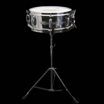 Norma 14"x5.5" Chrome Over Steel Snare Drum, Stand