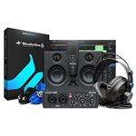 Presonus AudioBox USB 96 Studio Ultimate Bundle - 25th Anniversary Edition, Black