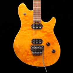 EVH Wolfgang WG Standard QM, Baked Maple Fingerboard, Transparent Amber