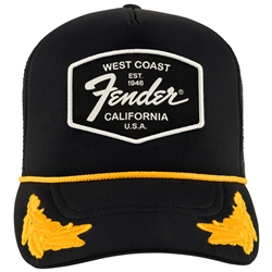 Fender Scrambled Eggs Hat, Black